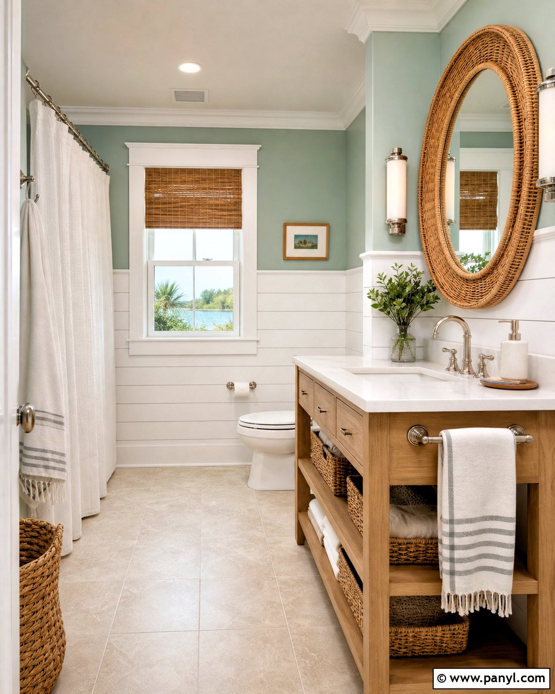 Coastal Sea Green Bathroom - 20 sea green bathroom ideas