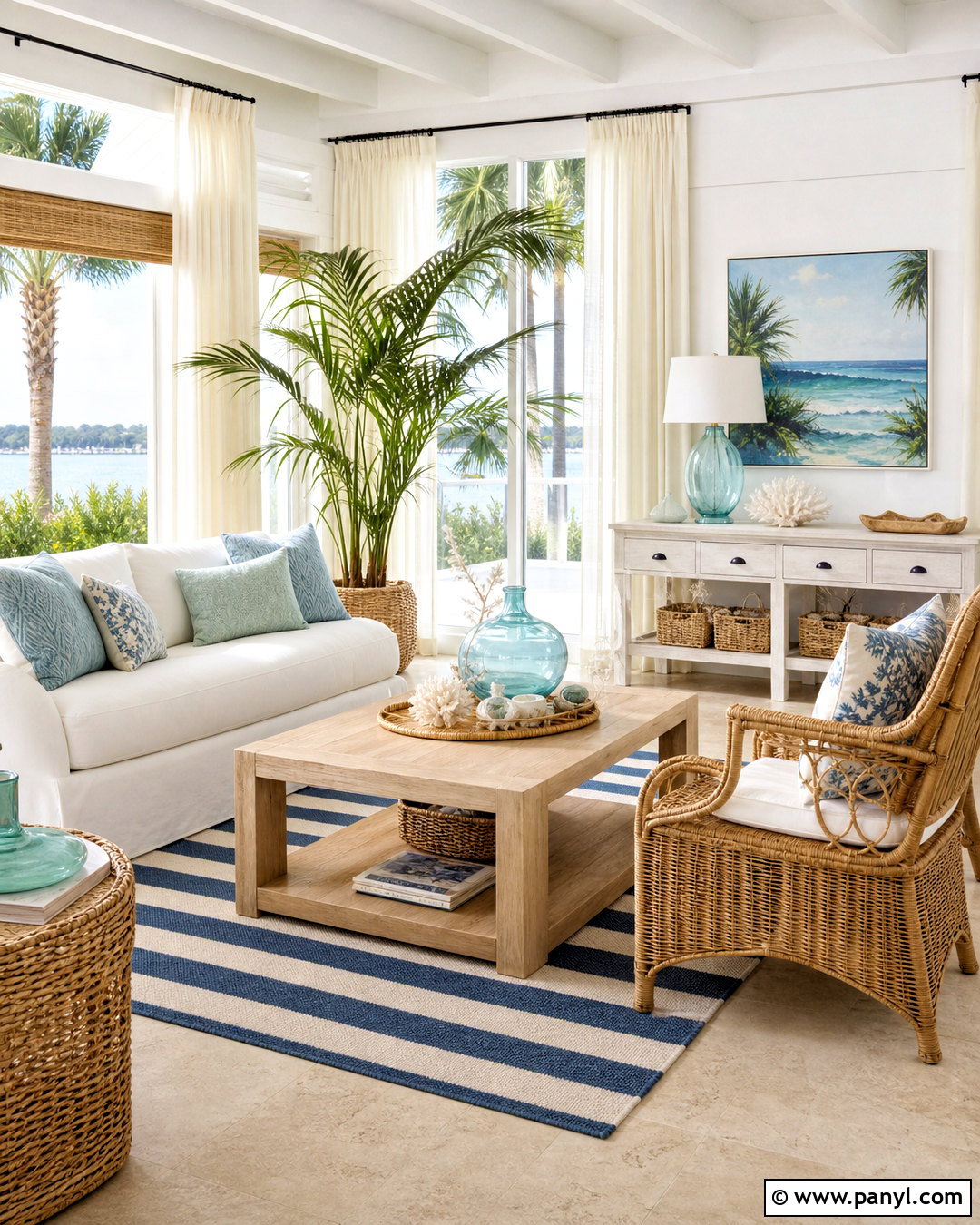 Coastal Sunroom Interior - 20 sunroom interior design ideas