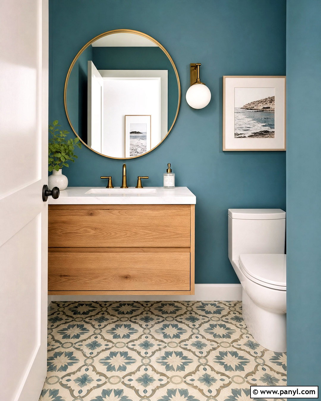 Coastal Teal Paint Color - 20 beachy paint colors