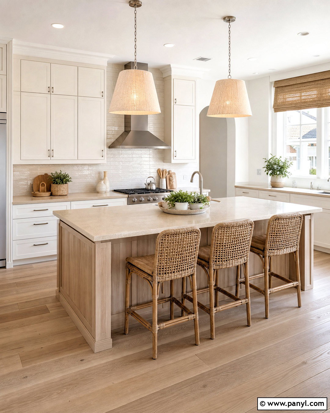 Coastal White And Beige Kitchen - 20 white and beige kitchen ideas
