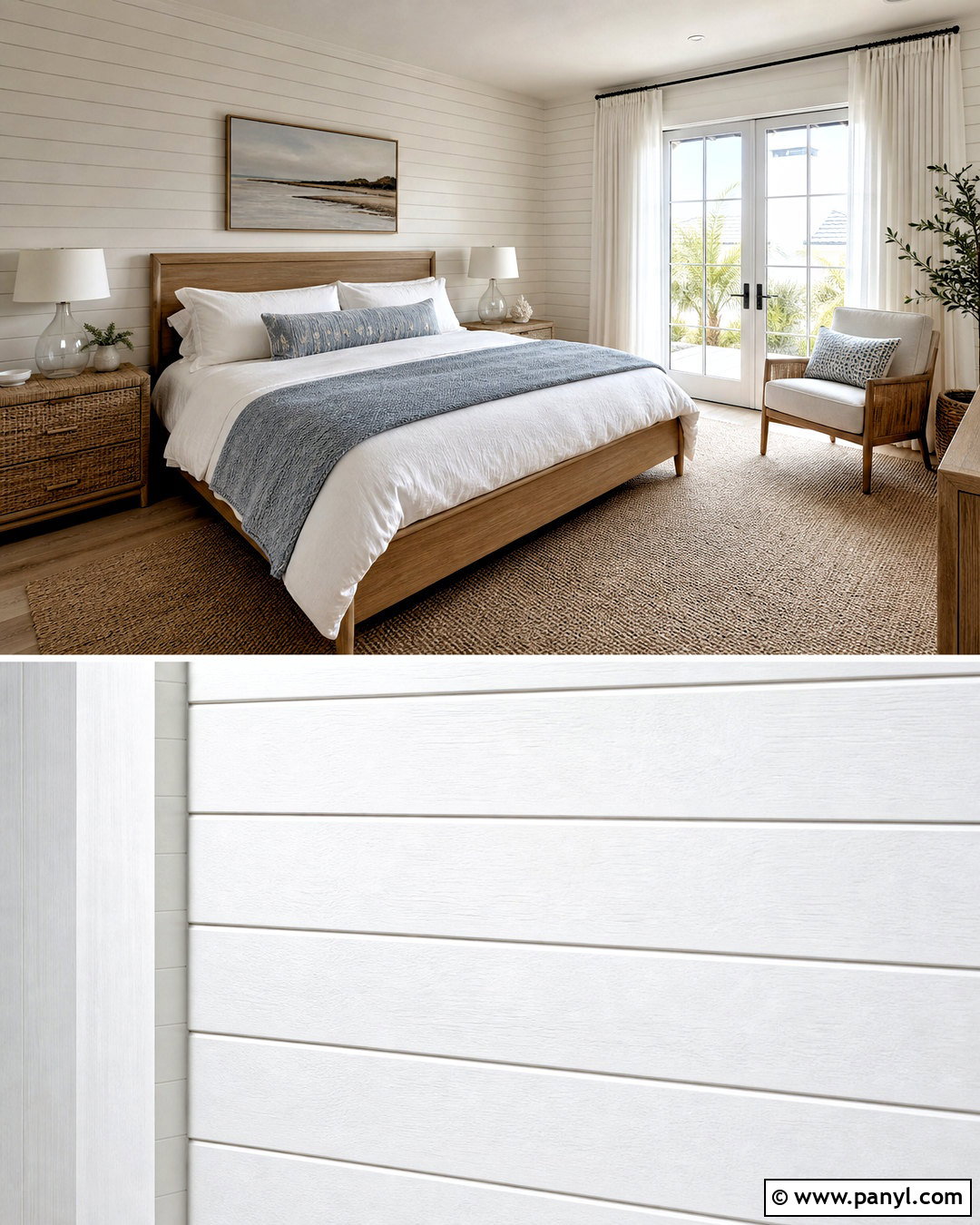 Coastal Wood Bedroom Wall - 20 wood interior walls