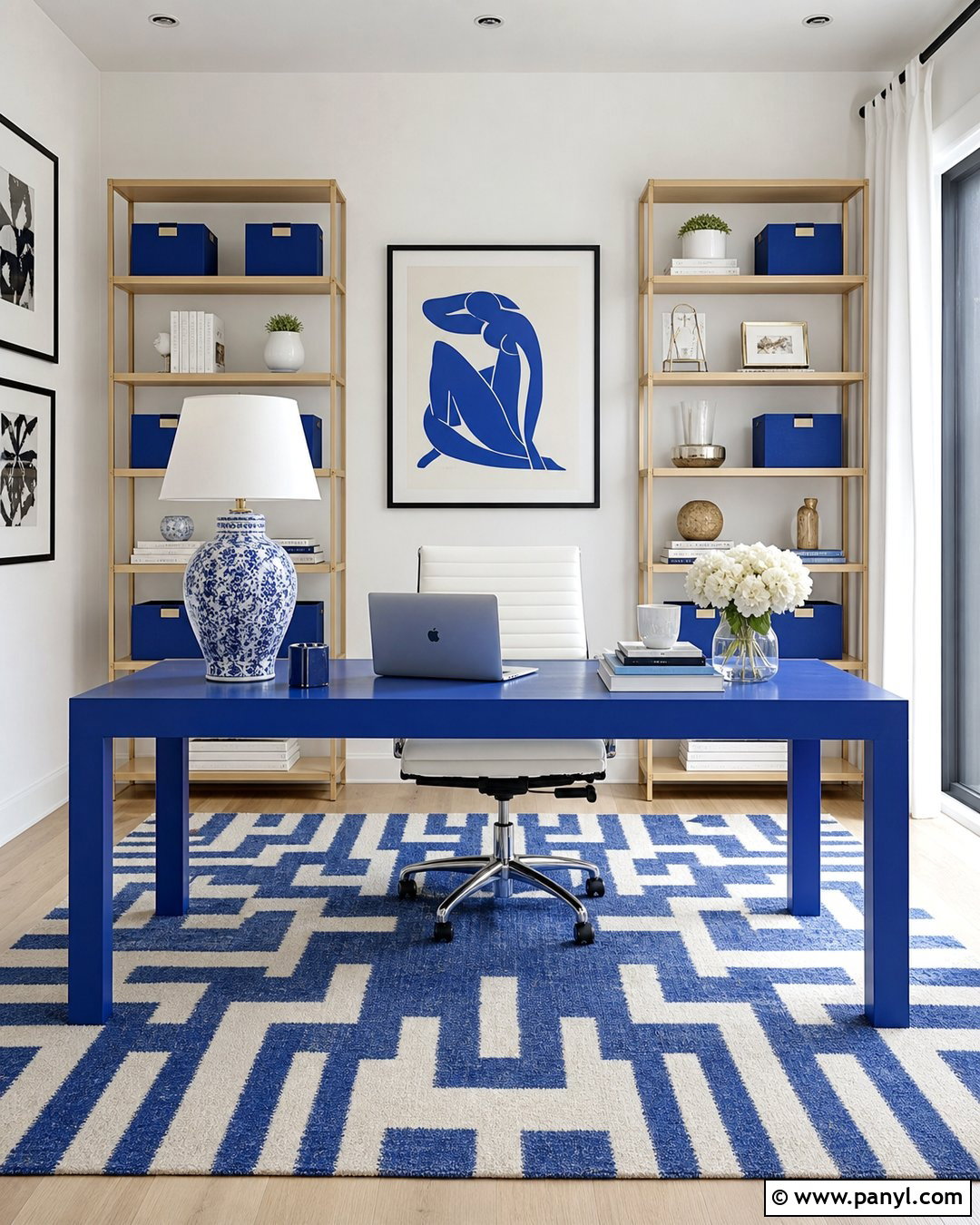 Cobalt Blue Accent Color - 20 Best Accent Color For White Walls