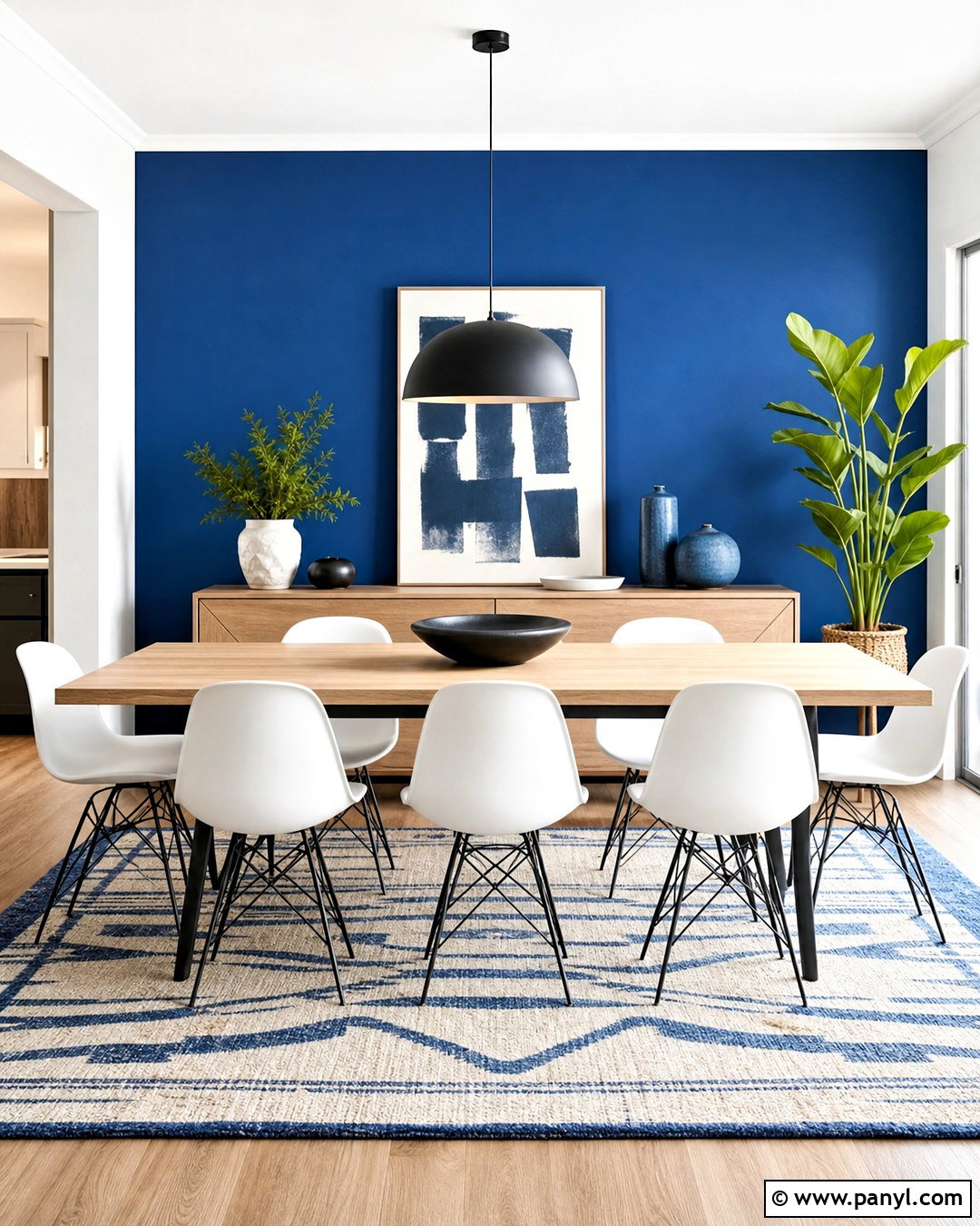 Cobalt Blue Accent Wall - 20 accent wall colors