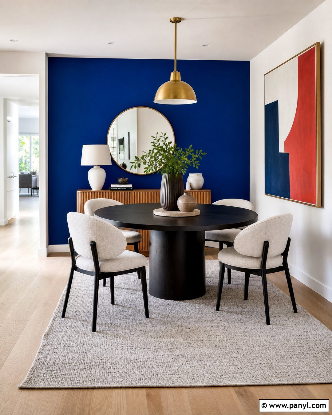 Cobalt Blue Accent Wall - 30 accent wall paint colors