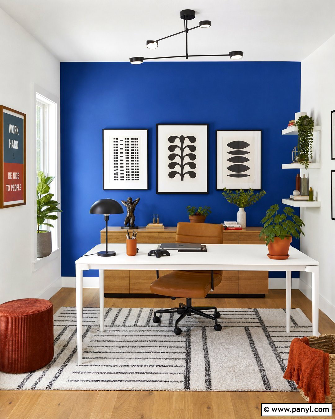 Cobalt Blue Accent Wall - 30 Best Accent Wall Colors