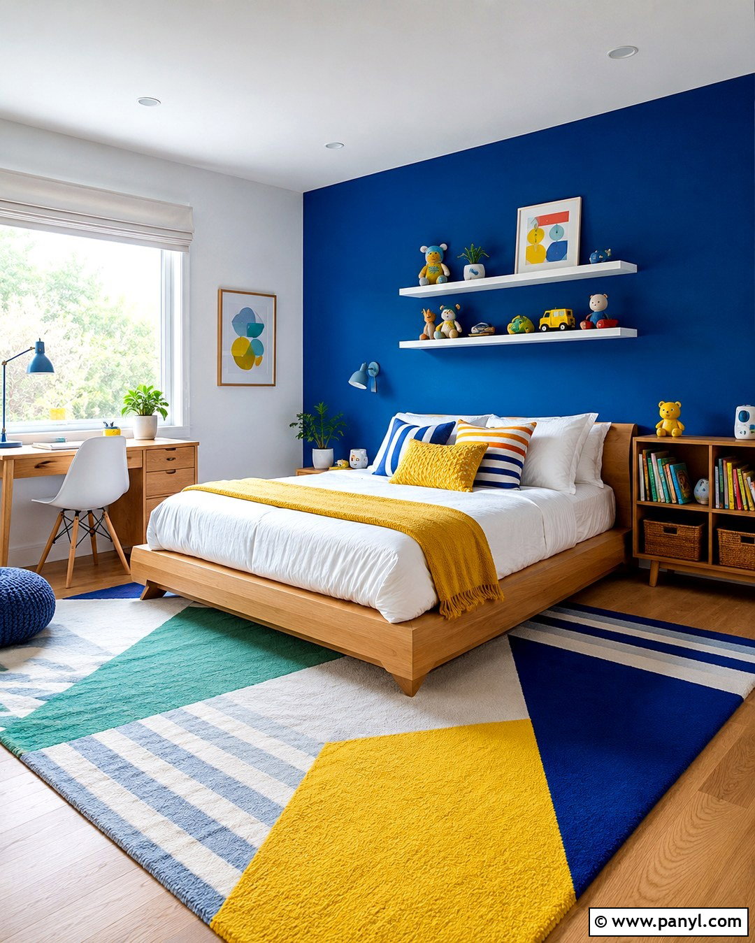Cobalt Blue Accent Wall Kids Room - 20 Cobalt Blue Accent Wall Ideas