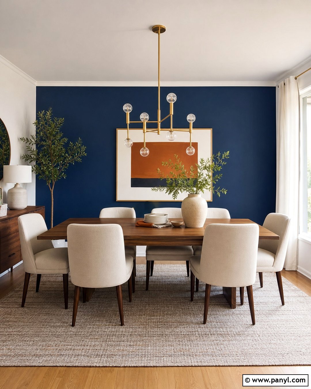 Cobalt Blue Accent Wall - 20 Accent Wall Colors That Go With Beige Ideas