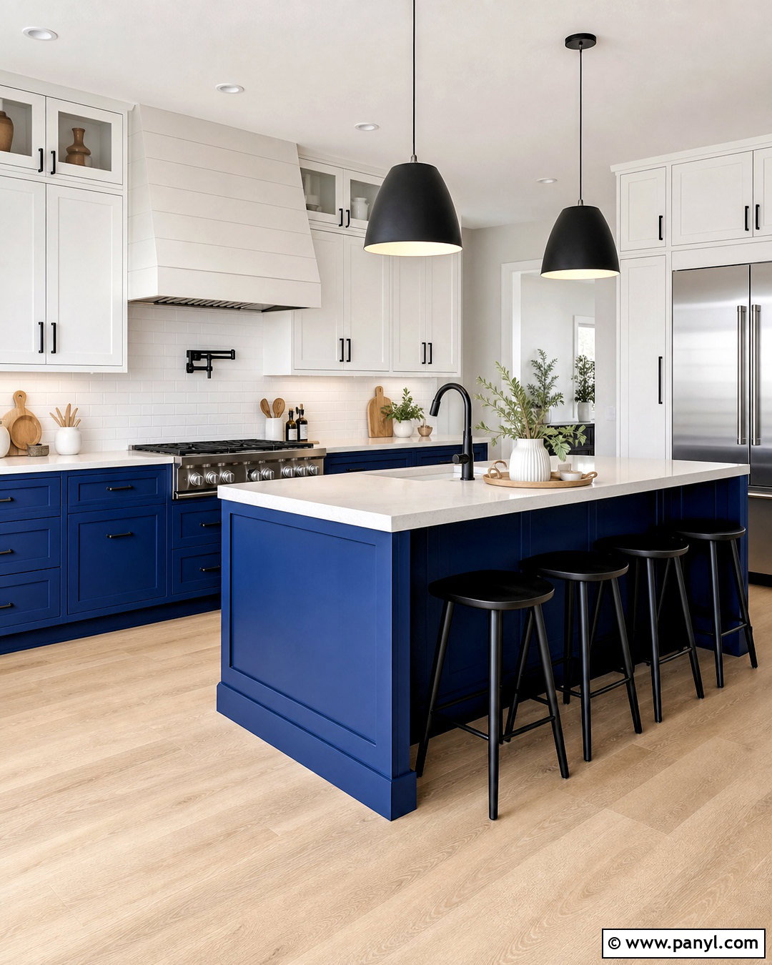 Cobalt Blue And Black Color Palette - 20 blue color palette ideas