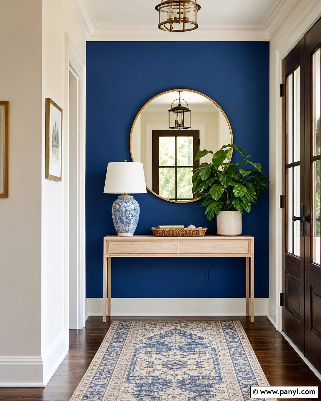 Cobalt Blue And Cream Wall Color Combination - 25 Color Combination For Wall Ideas