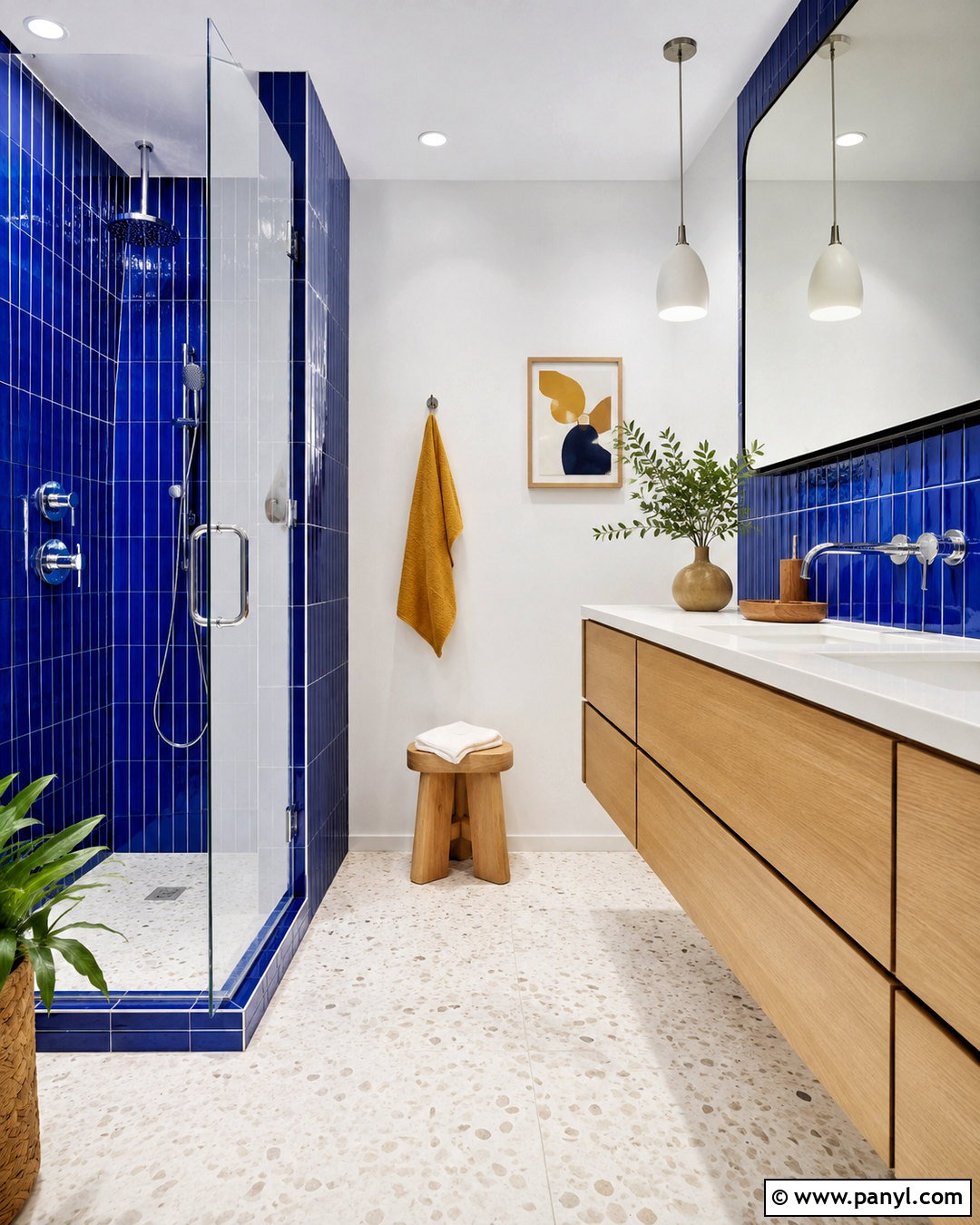 Cobalt Blue Bathroom - 35 trending bathroom colors