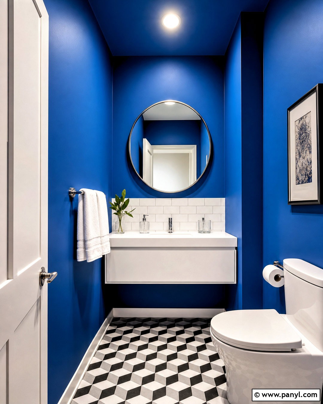 Cobalt Blue Bathroom Paint - 20 blue paint colors for bathroom ideas