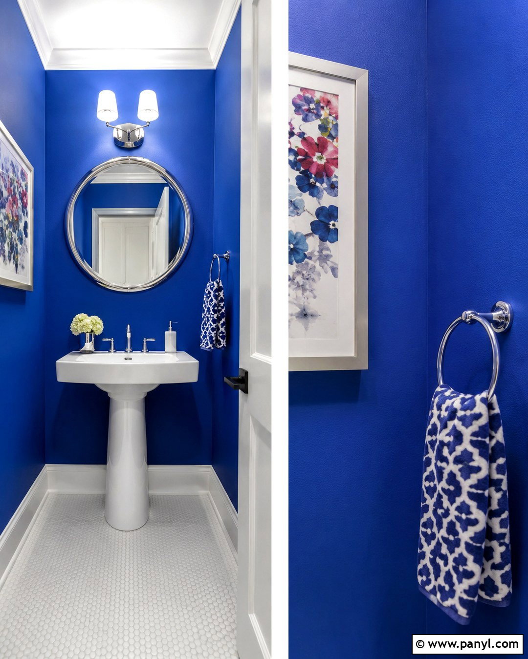 Cobalt Blue Bathroom Walls - 20 Blue For Bathroom Walls