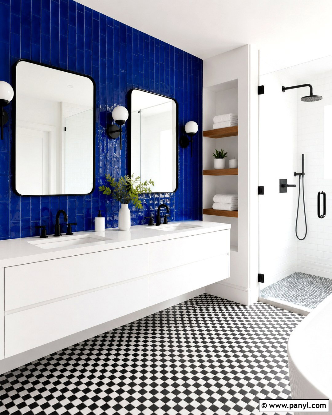Cobalt Blue Bathroom - 20 Bathroom Blue Colors