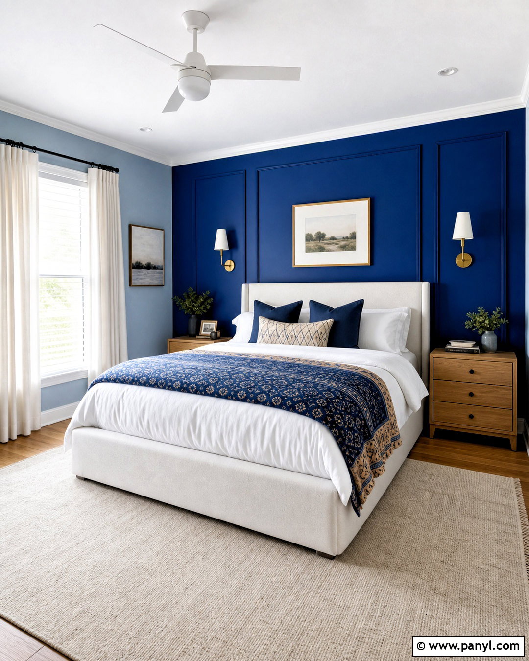 Cobalt Blue Bedroom - 20 blue bedroom paint colors