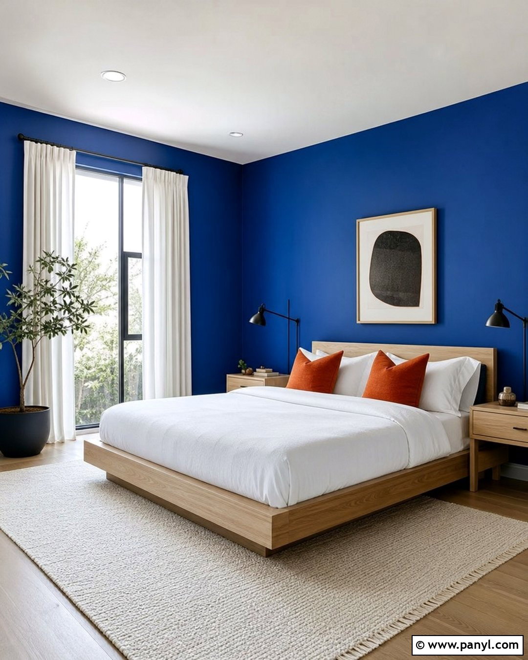 Cobalt Blue Bedroom Wall Color - 50 wall colour ideas