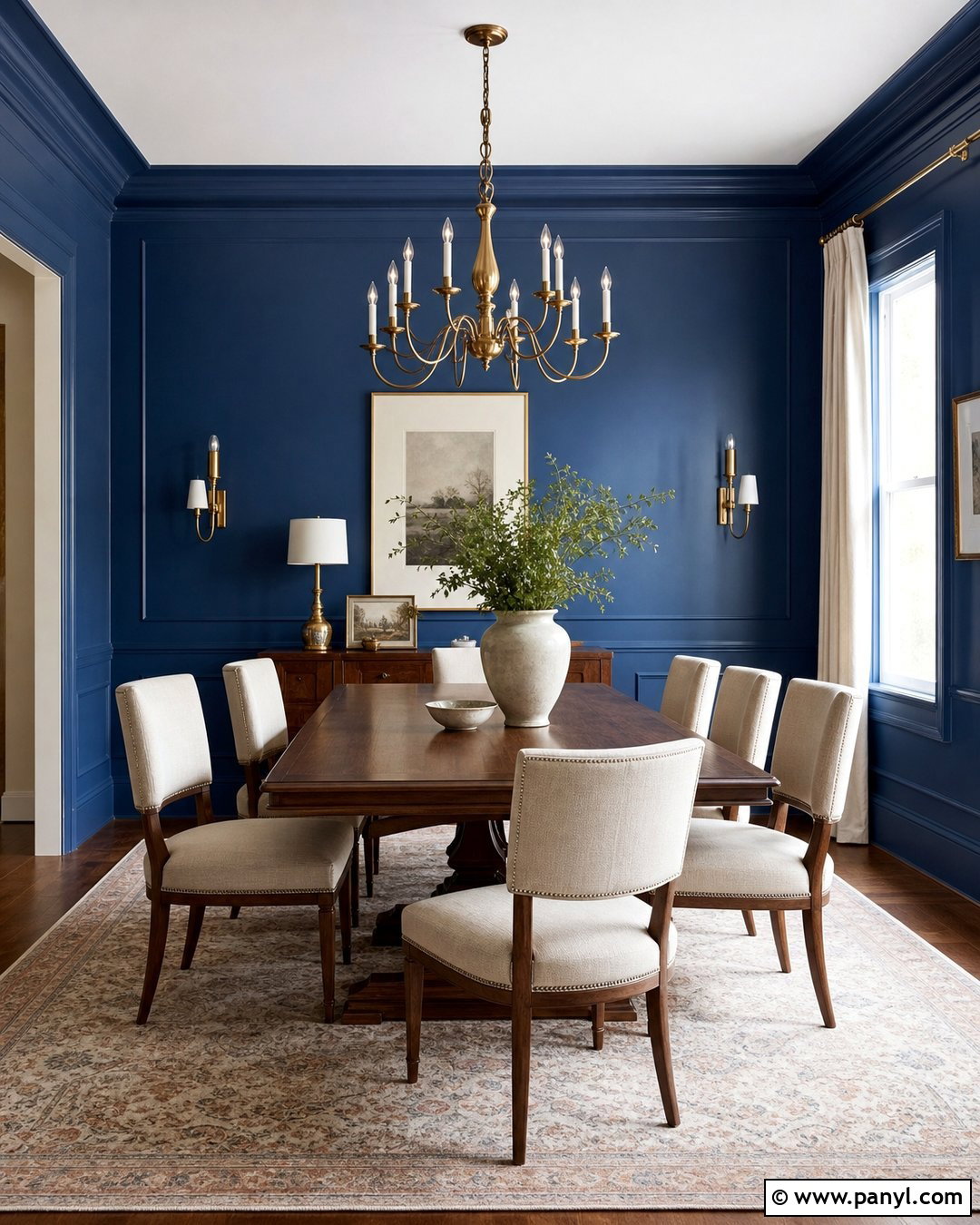 Cobalt Blue Dining Room Walls - 20 Cobalt Blue Interior Paint Ideas
