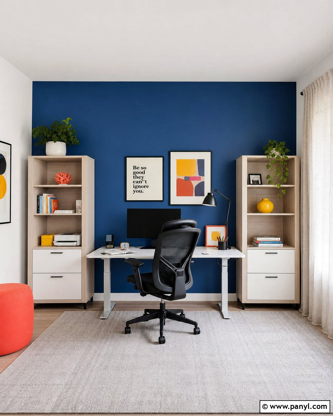 Cobalt Blue Feature Wall - 30 Feature Wall Colours