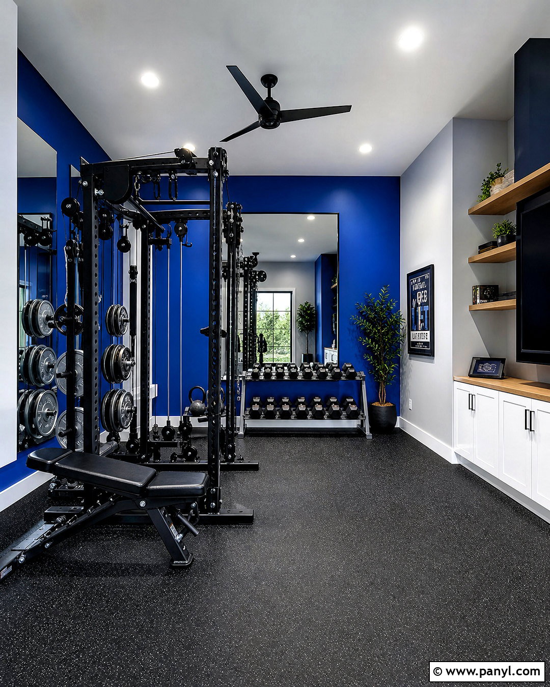 20 Gym Colors Ideas for an Energizing Home Workout Space