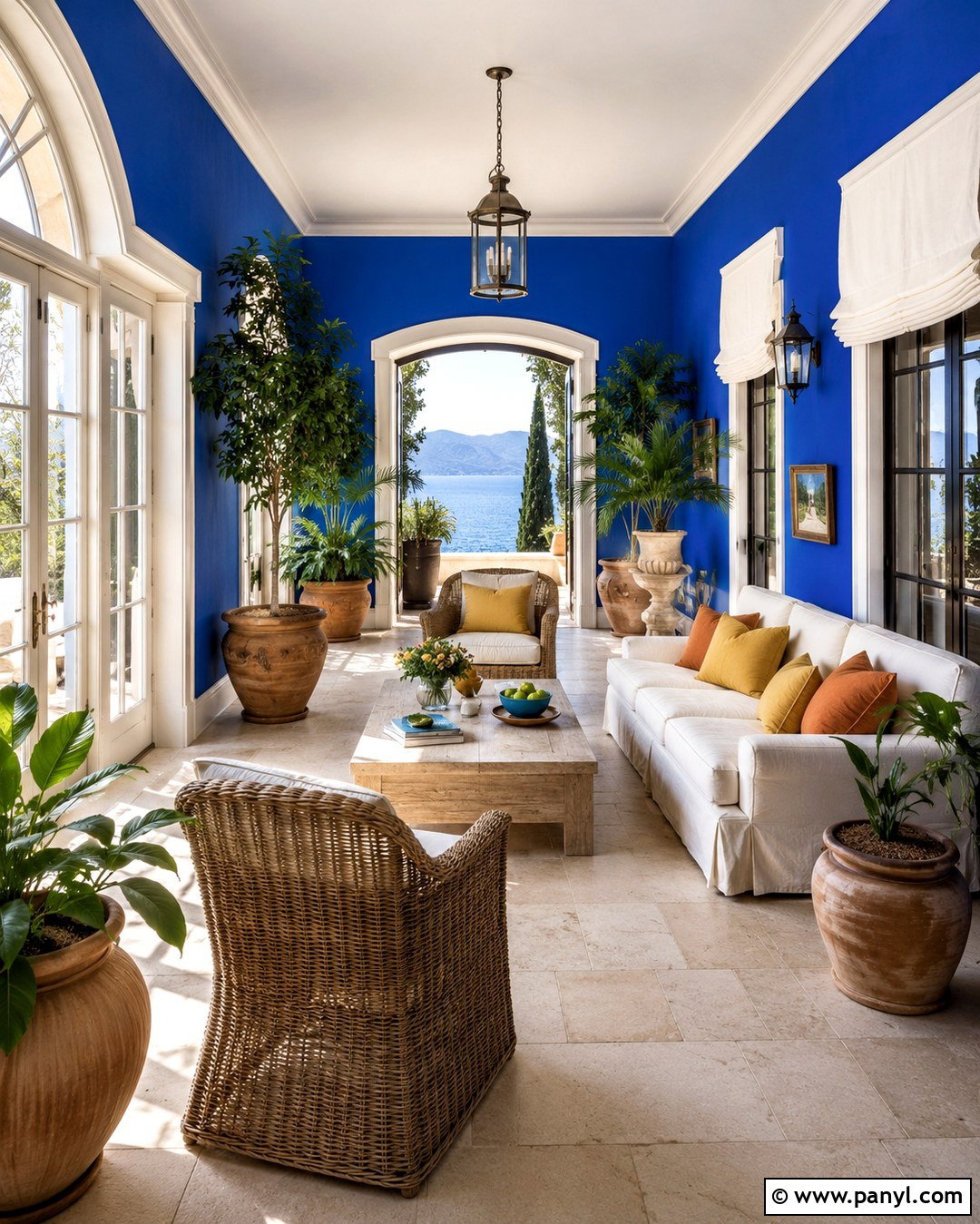 Cobalt Blue Italian Walls - 20 Italian Wall Colors