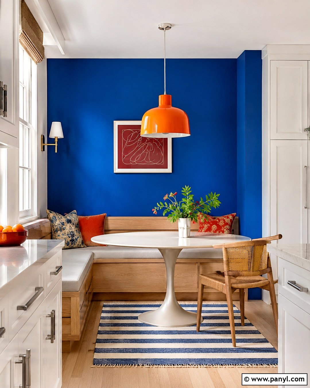 Cobalt Blue Kitchen Wall Paint - 20 Color Block Wall Paint Inspiration Ideas