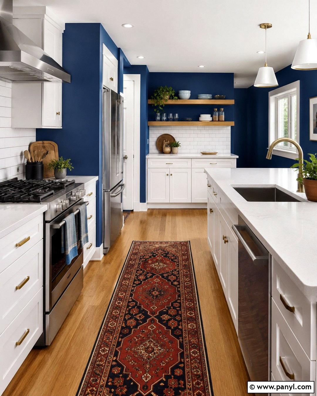 Cobalt Blue Kitchen Wall Paint - 20 Bold Wall Paint Ideas