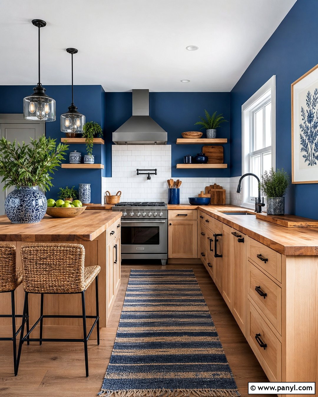 Cobalt Blue Kitchen Walls - 20 How To Paint Walls Blue Ideas