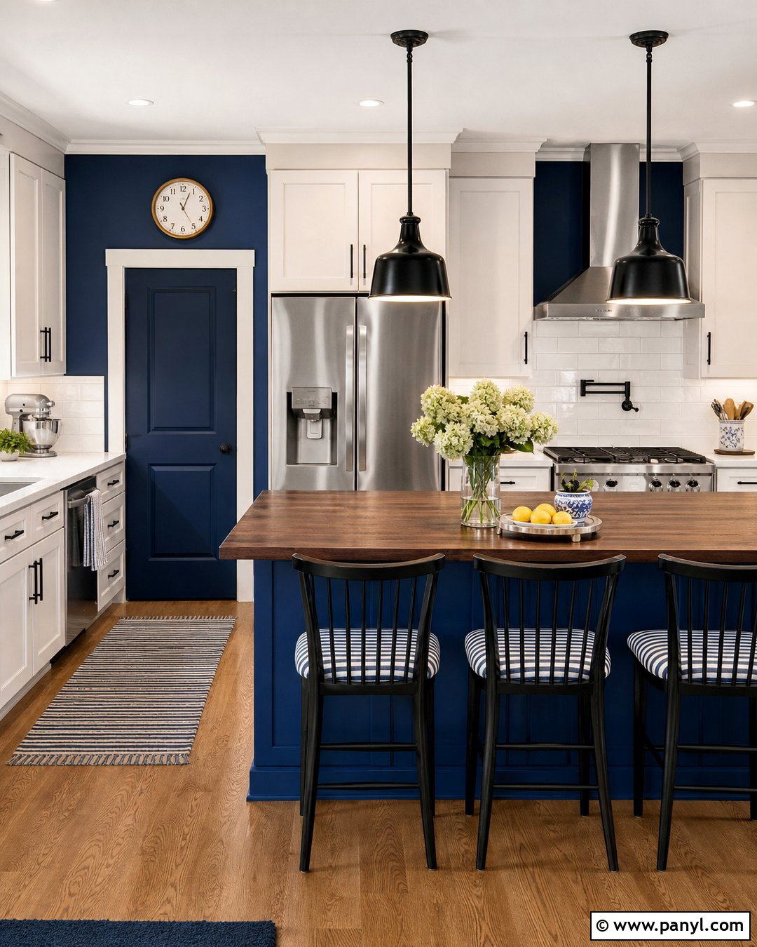 Cobalt Blue Kitchen Walls With Subway Tile - 20 cobalt blue kitchen walls