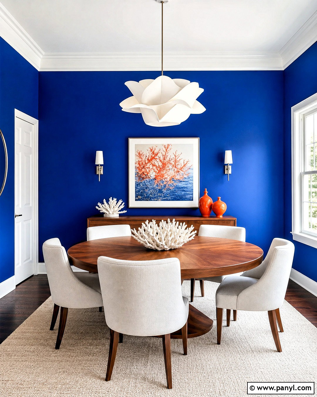 Cobalt Blue Paint Dining Room - 20 blue interior paint ideas