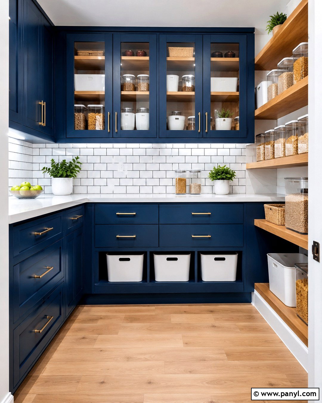 Cobalt Blue Pantry Color - 20 Bright Pantry Colors