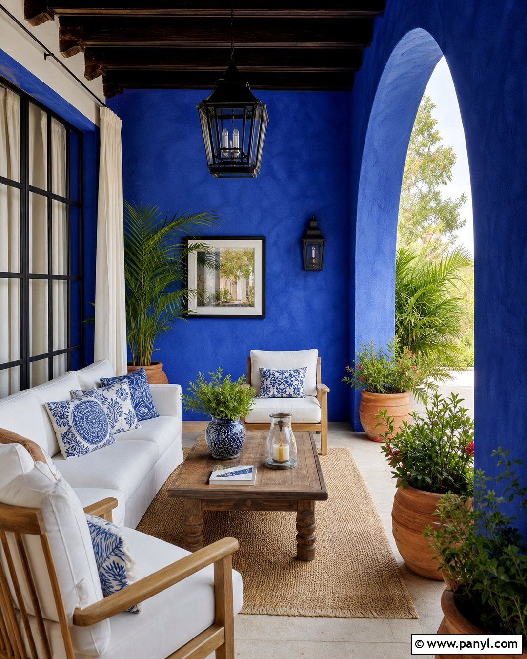 Cobalt Blue Stucco Wall Texture - 50 wall colour texture ideas
