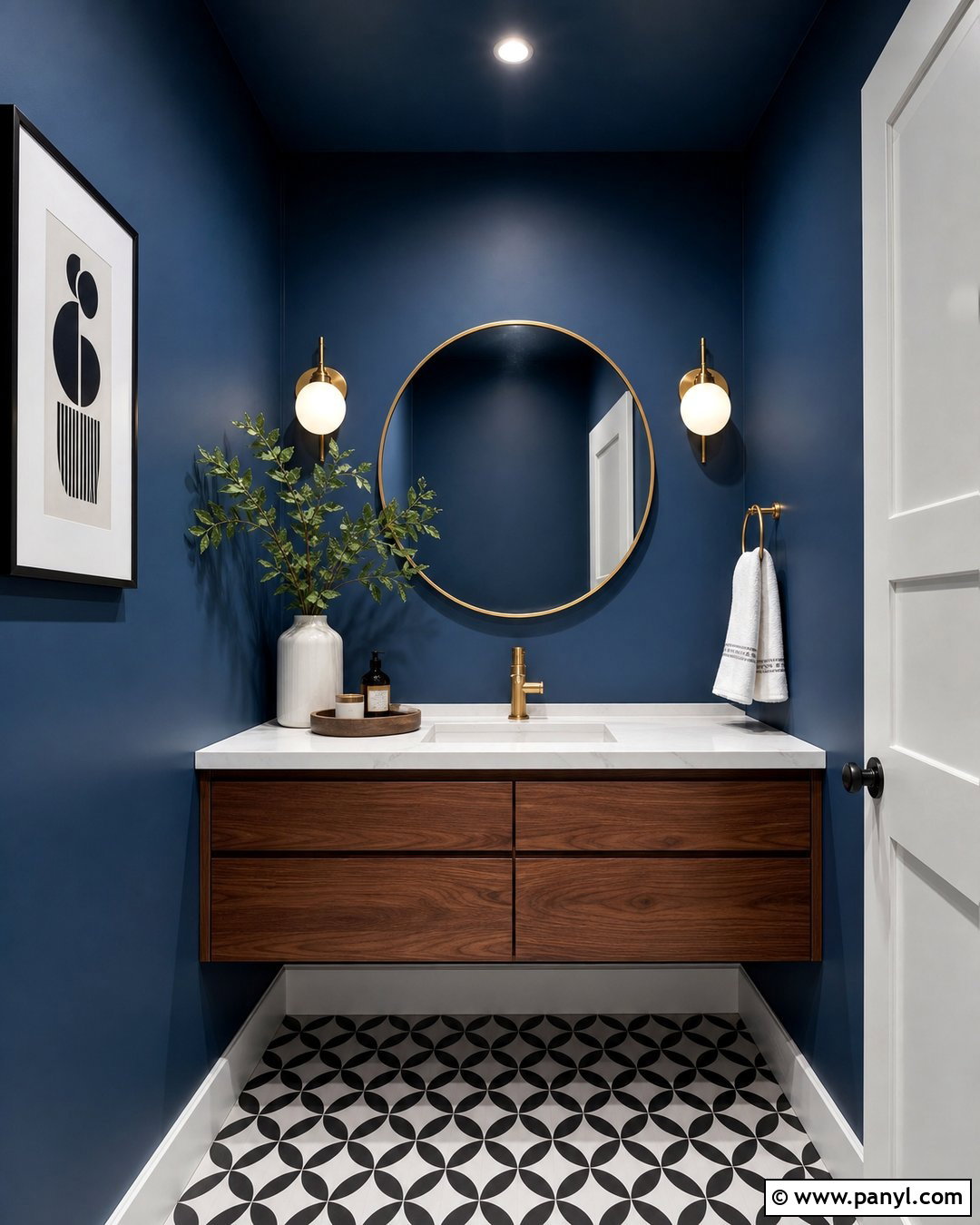 Cobalt Blue Wall Paint - 30 Modern Wall Paint Ideas