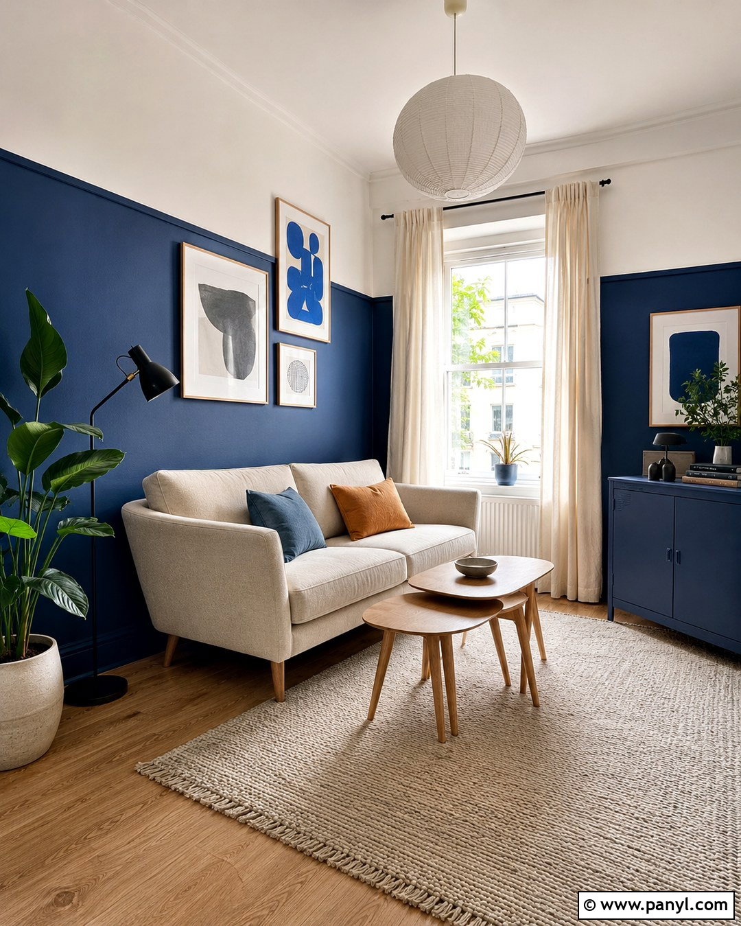 Cobalt Half Wall Paint - 20 Cobalt Wall Ideas