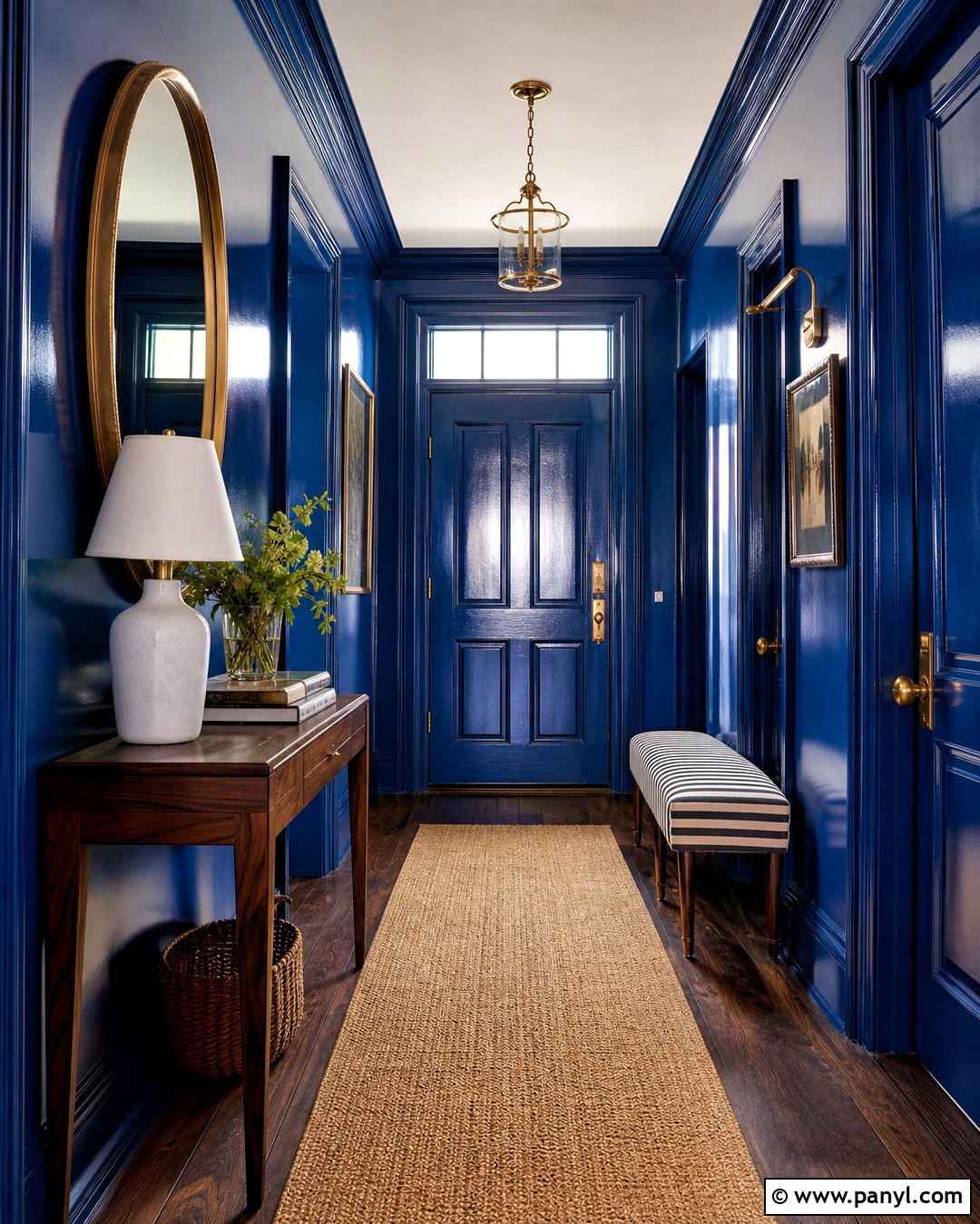 Cobalt High Gloss Entryway Walls - 20 high gloss walls