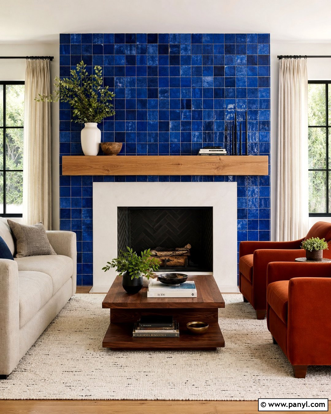 35 Colorful Accent Wall Ideas to Brighten Modern Spaces