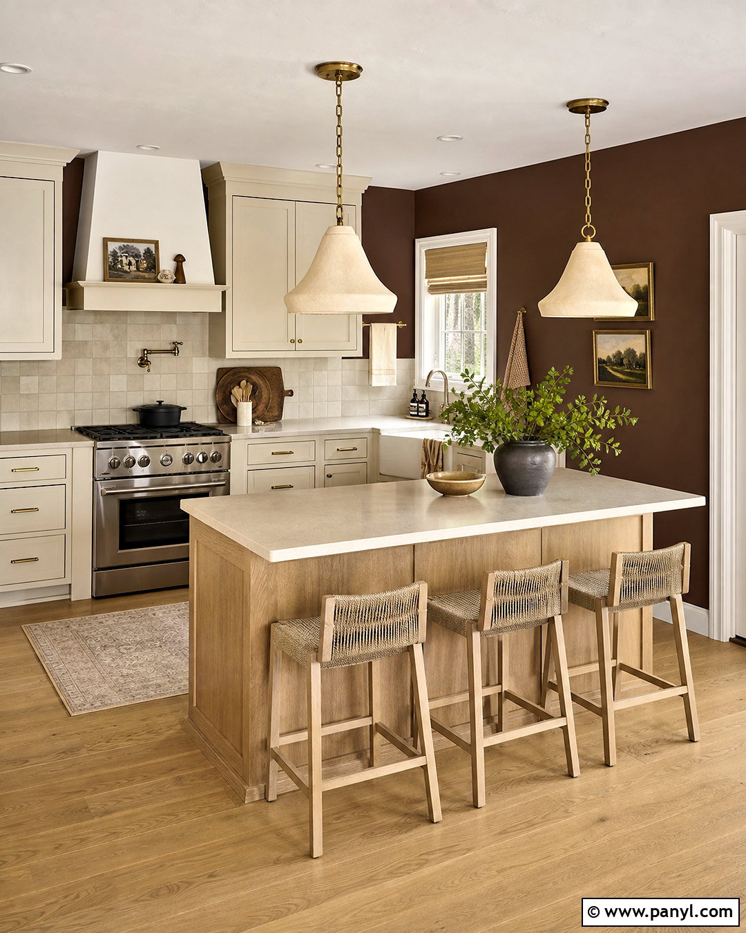 Cocoa Brown Kitchen Walls - 20 kitchen paint colors for walls