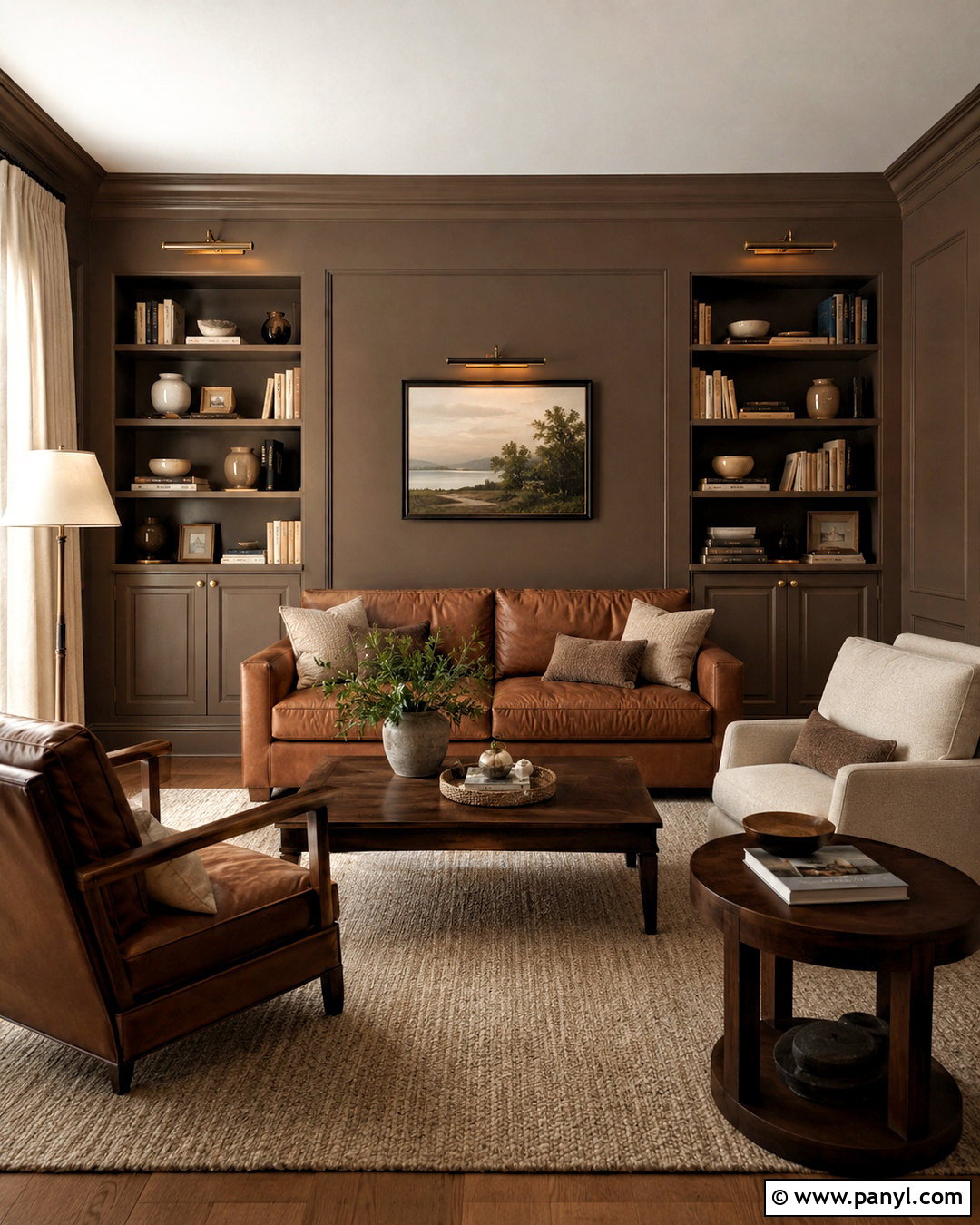 Cocoa Brown Neutral Library - 20 neutral room colors