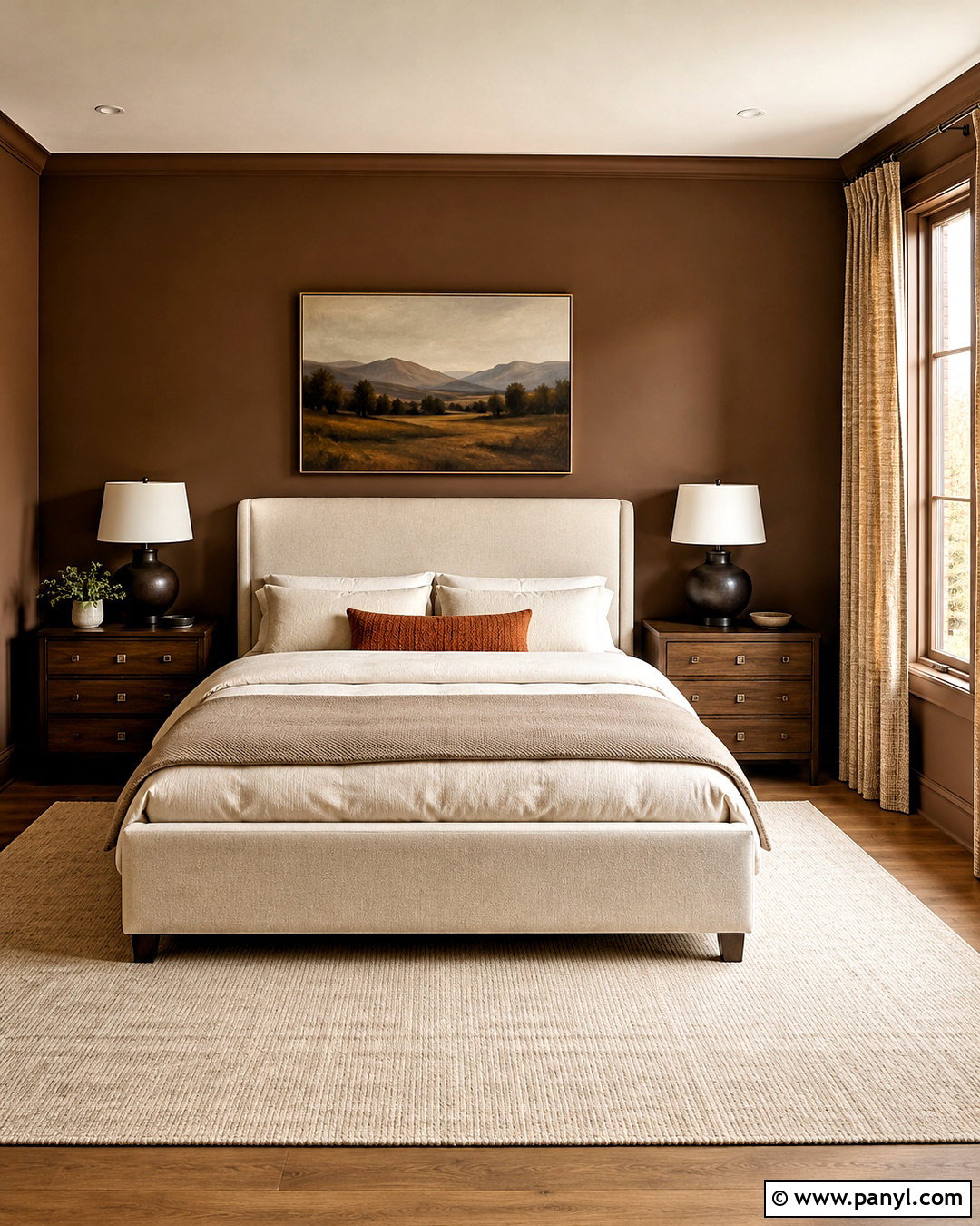 Cocoa Brown Wall Color - 20 Warm Earthy Wall Color Ideas