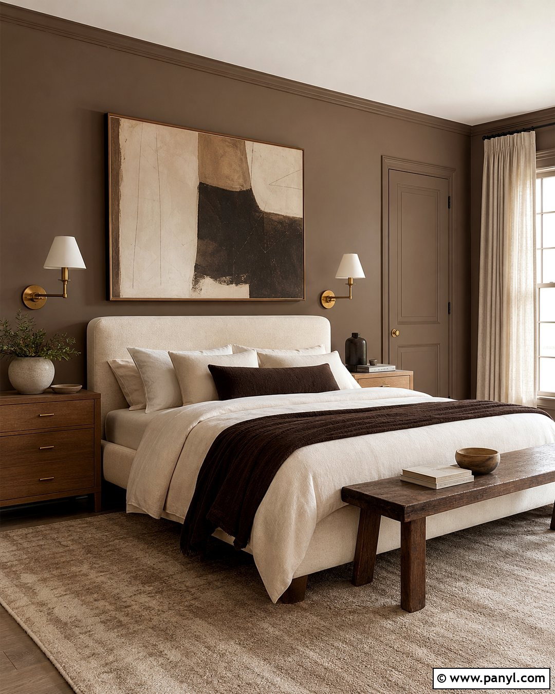 Cocoa Taupe Wall Shade - 20 Calming Neutral Wall Shades