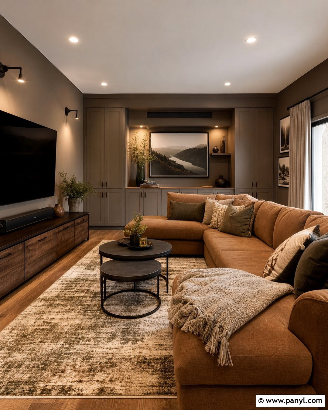 Cocoa Taupe Walls - 20 Neutral Earthy Wall Color Ideas