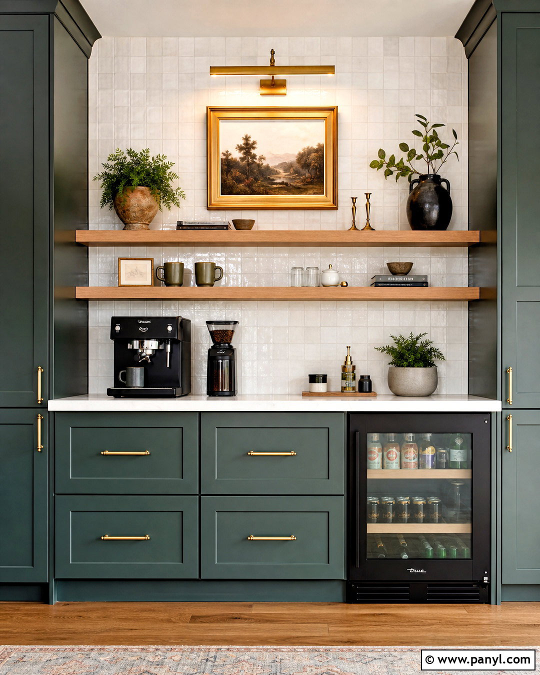 Coffee Bar Kitchen Feature Wall - 20 kitchen feature wall ideas