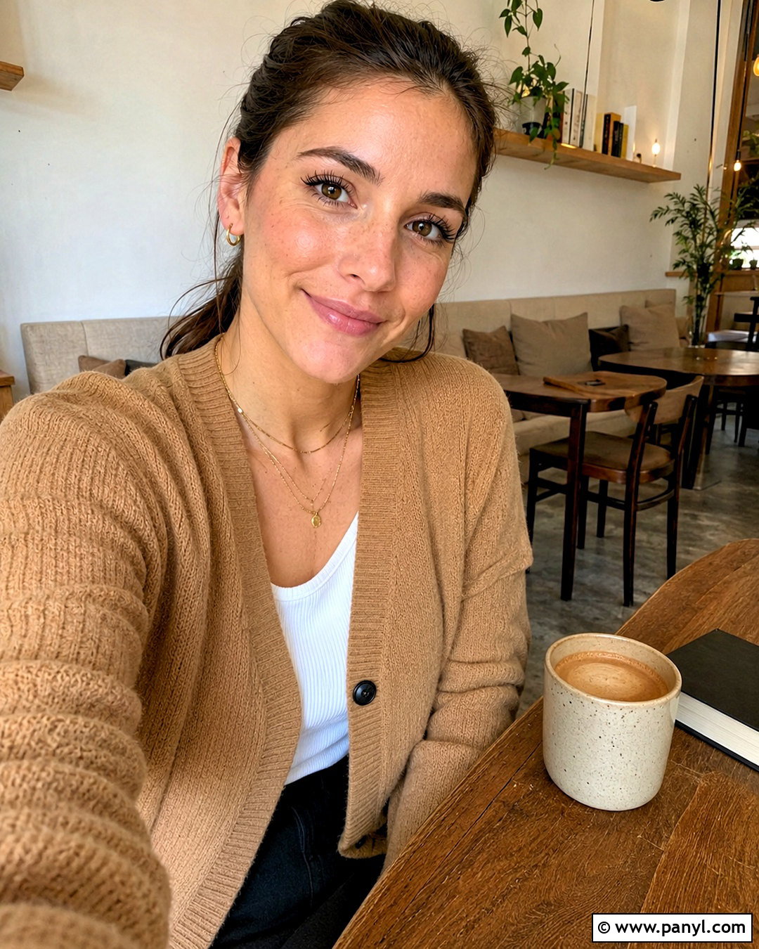 Coffee Shop Selfie - 20 pretty selfies