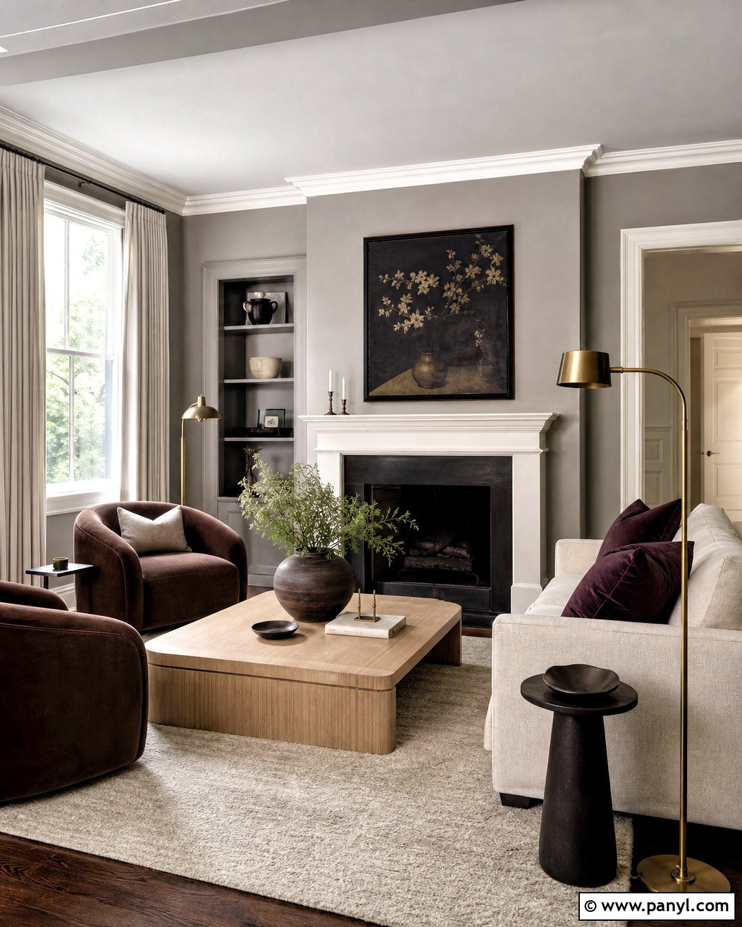 20 Warm Gray Paint Color Ideas for a Cozy, Modern Home
