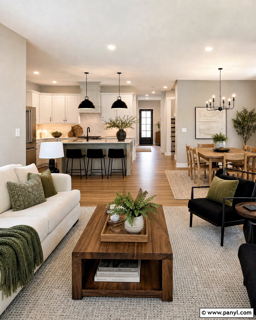 Colonnade Gray Open Floor Plan - 20 sw greige paint colors