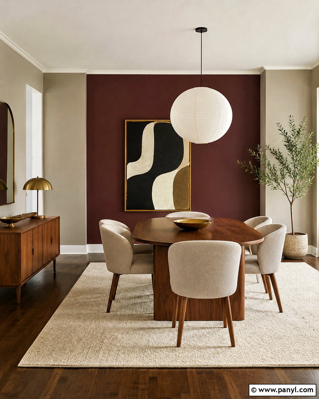 Color Block Dining Room - 20 color block interior design ideas