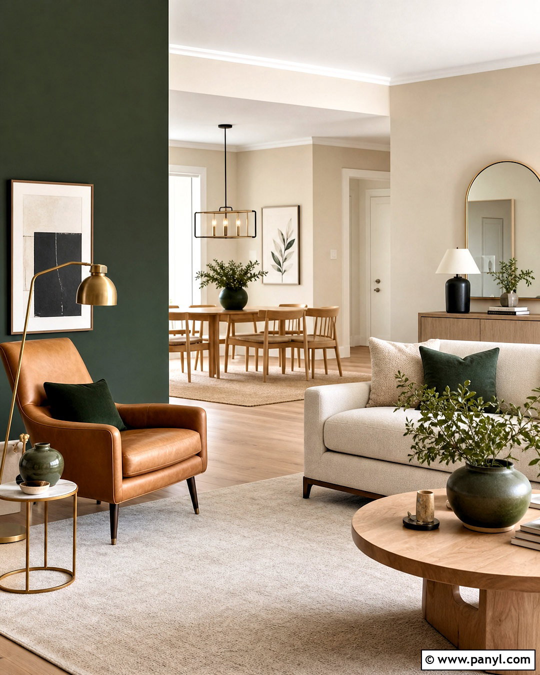 Color Block Hall Wall Paint - 20 wall paint designs for hall ideas