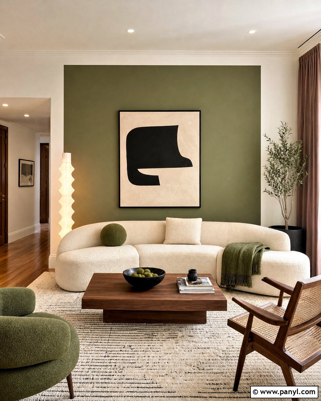 Color Block Painted Accent Wall - 20 painted accent wall ideas