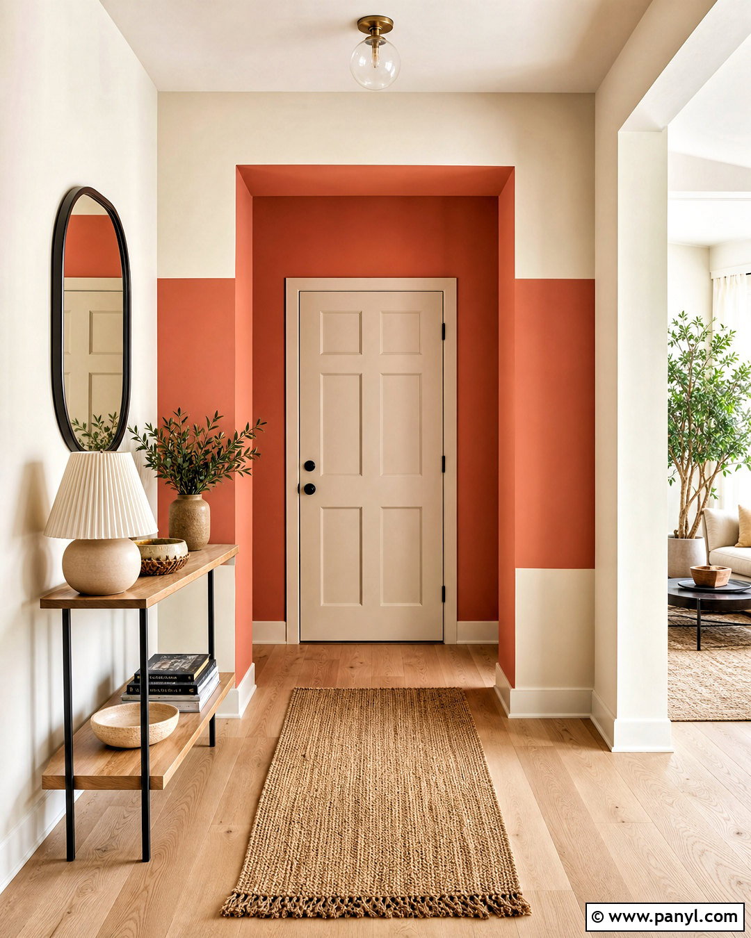 Color Block Wall Around A Door - 20 color block wall ideas