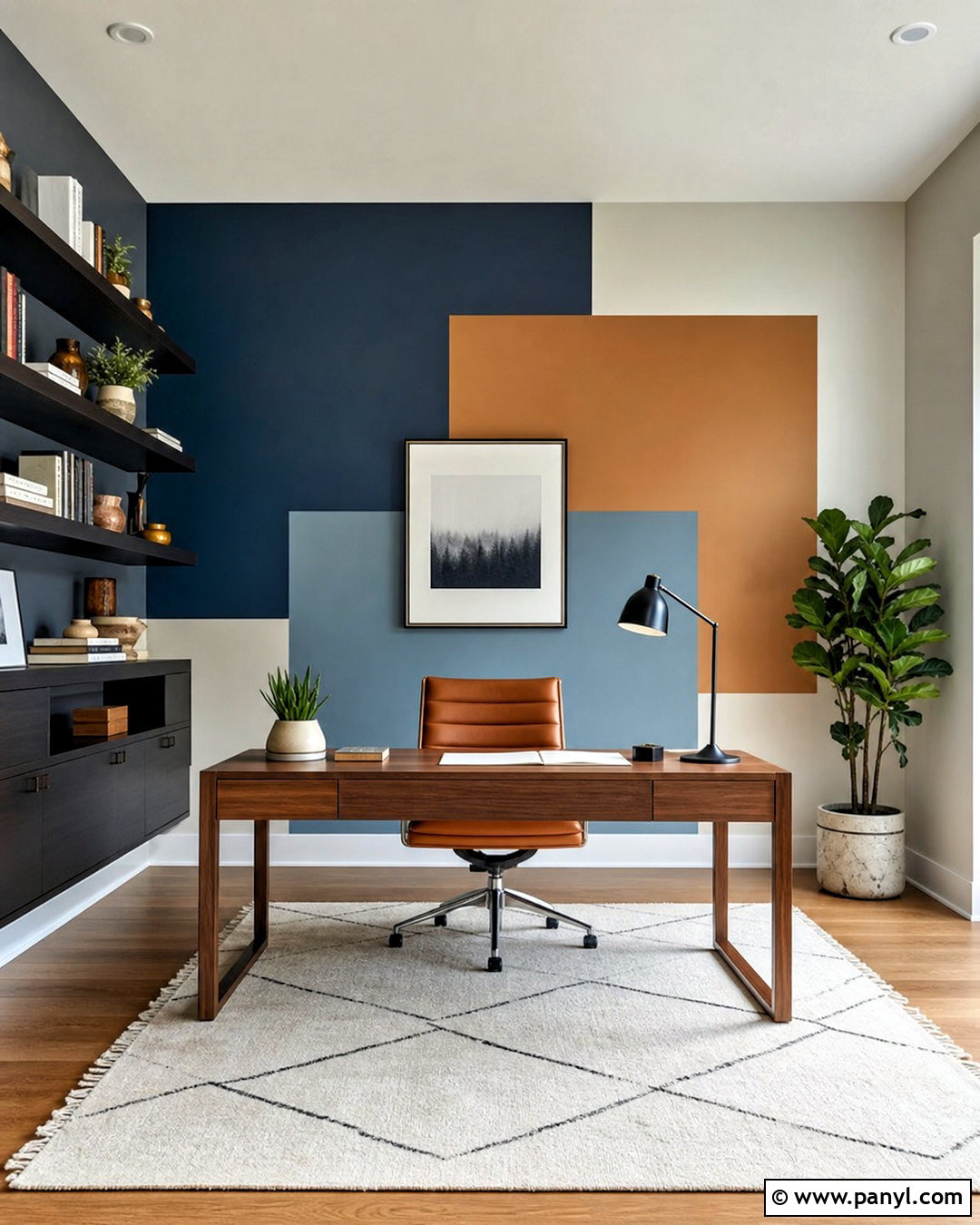 Color Block Wall Color Pattern - 20 wall color design pattern ideas