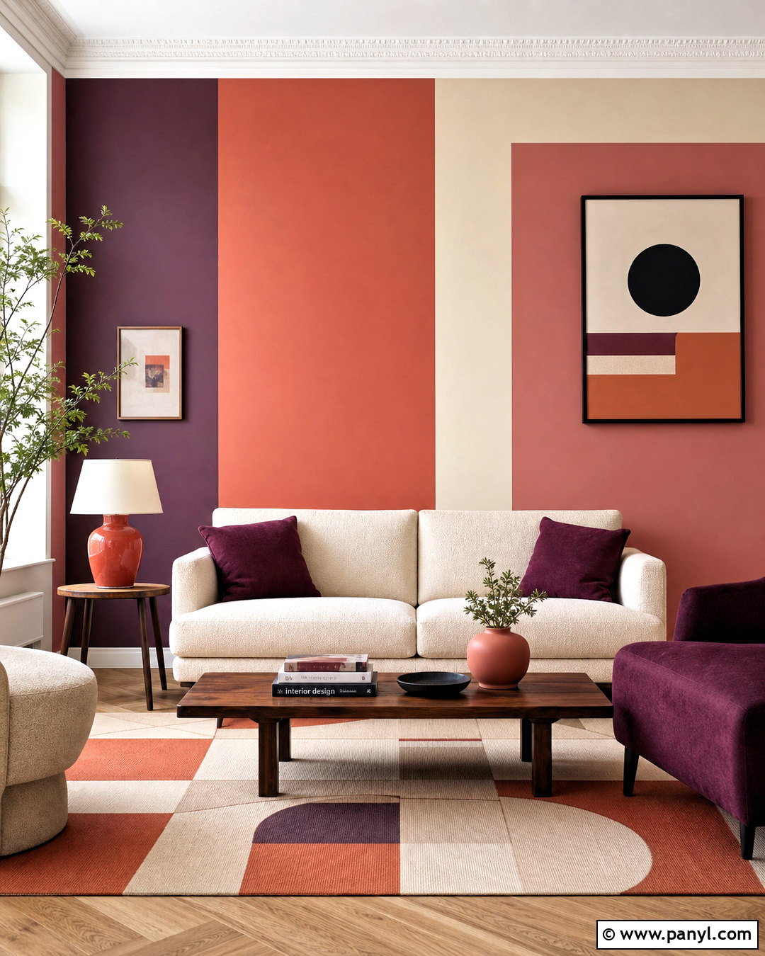 Color Block Wall Painting - 20 unique wall painting ideas