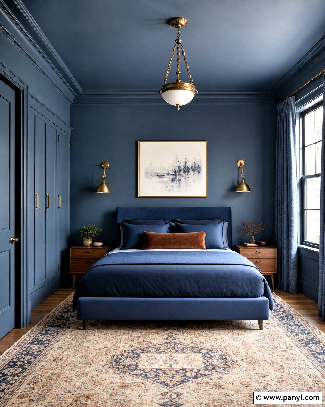 Color Drenched Bedroom - 20 bedroom ideas